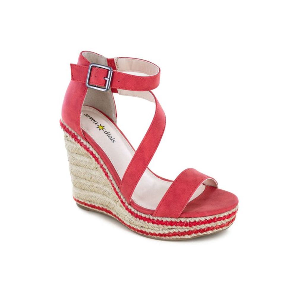 SEVEN DIALS Womens Coral 0.5" Platform Berlina Wedge Espadrille Shoes 8.5 M